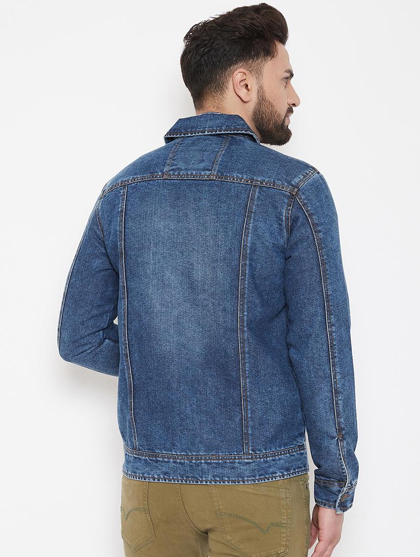blue washed denim jacket - 16941157 - Zoom Image - 3