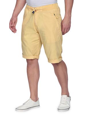 yellow solid bermuda shorts - 16941626 - Standard Image - 2