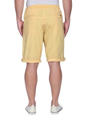 yellow solid bermuda shorts - 16941626 - Standard Image - 3
