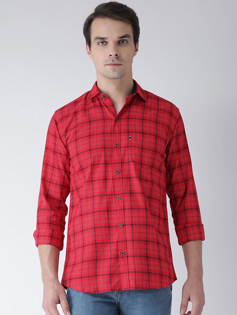red checkered casual shirt - 16942224 - Zoom Image - 1