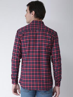 red checkered casual shirt - 16942227 - Standard Image - 3