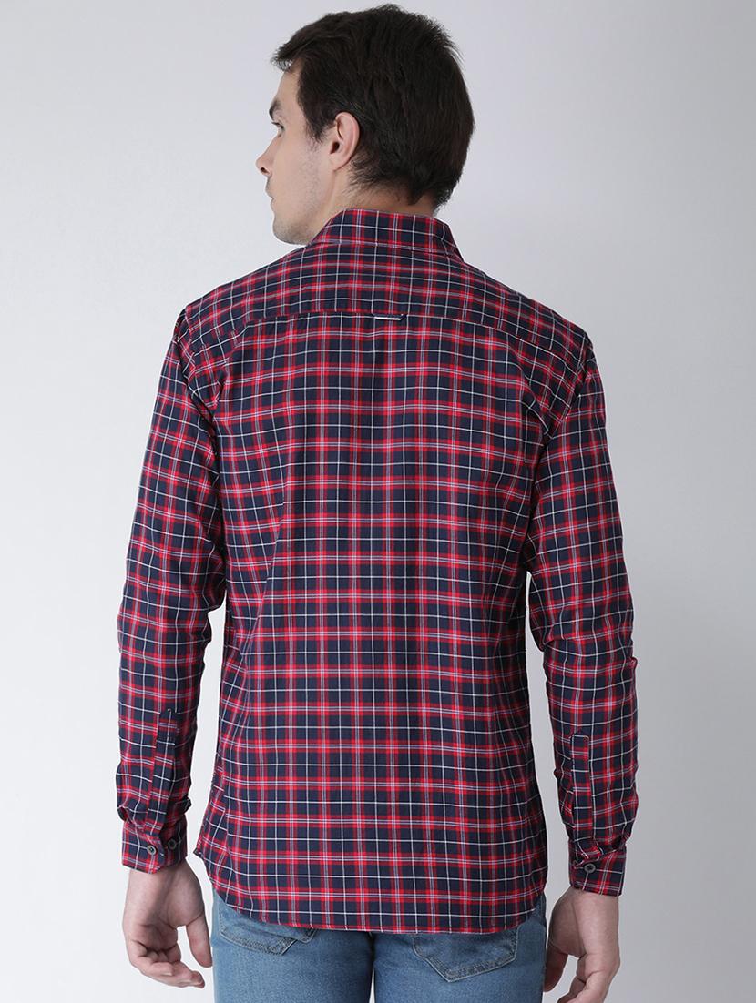 red checkered casual shirt - 16942227 - Zoom Image - 3