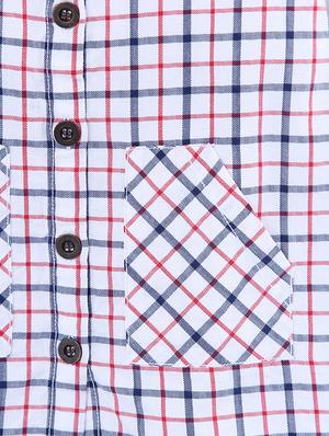 checked dungaree dress - 16942812 - Standard Image - 3