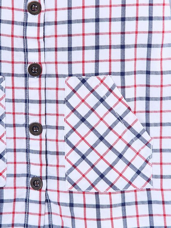 checked dungaree dress - 16942812 - Zoom Image - 3