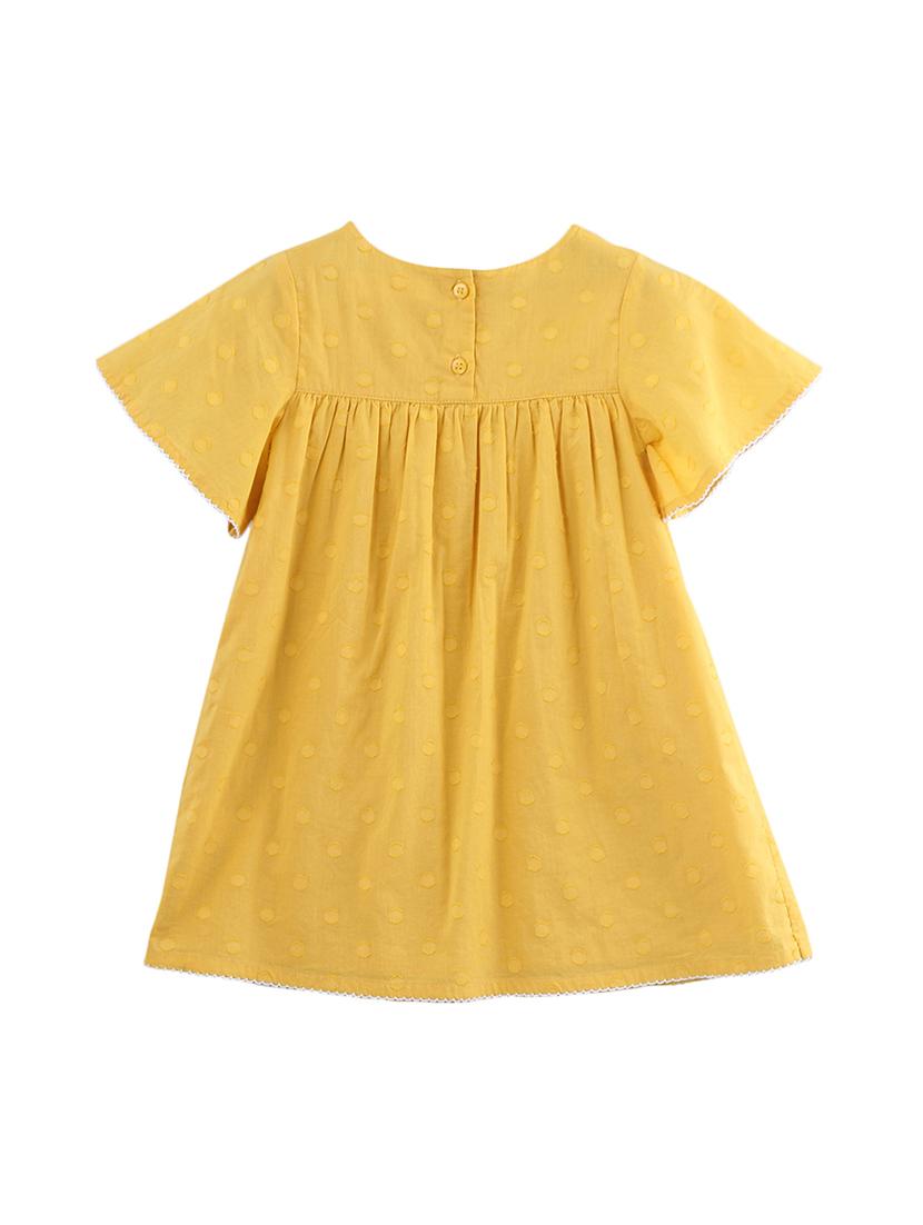 yoke embroidered dress - 16942817 - Zoom Image - 2