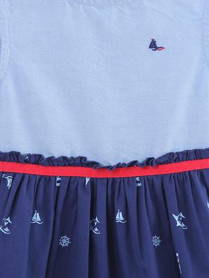 nautical tonal dress - 16942822 - Standard Image - 3