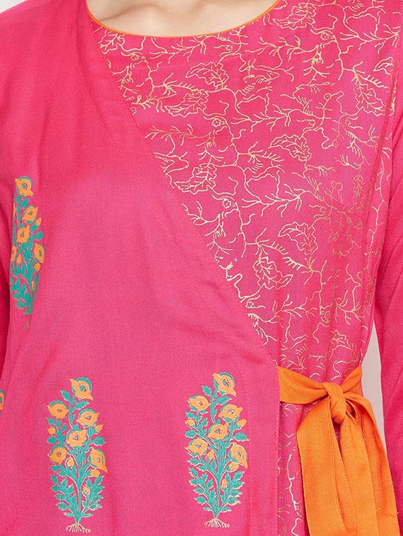 printed kurta palazzo set - 16943186 - Zoom Image - 4