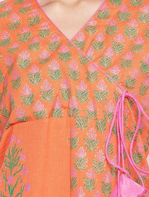 printed kurta palazzo set - 16943188 - Standard Image - 4