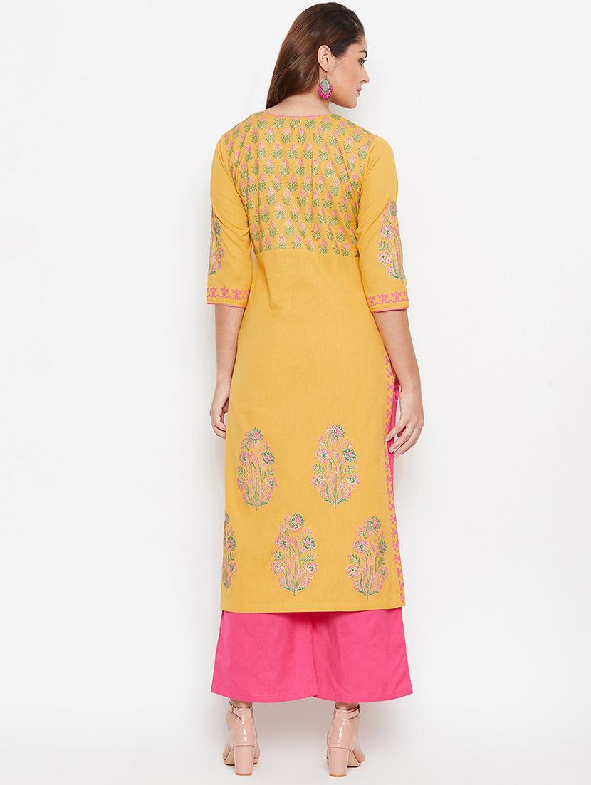 printed kurta palazzo set - 16943189 - Zoom Image - 3