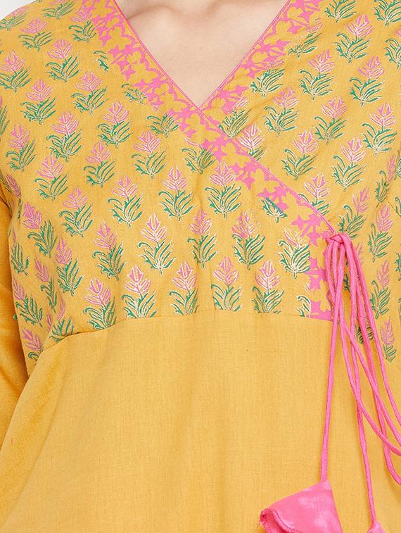 printed kurta palazzo set - 16943189 - Zoom Image - 4