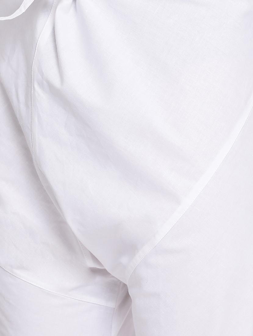 white solid kurta churidar set - 16943242 - Zoom Image - 5