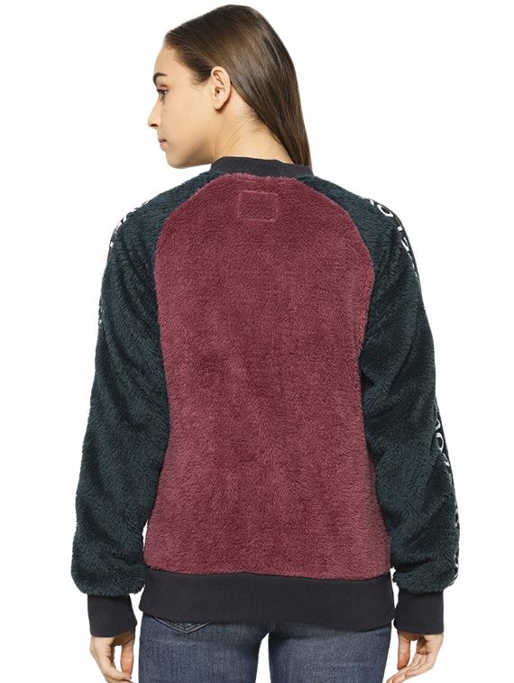 faux leather zip up bomer jacket - 16943311 - Zoom Image - 3