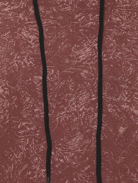 contrast bind printed hoodie - 16943318 - Zoom Image - 5