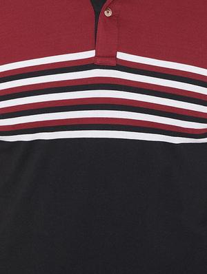 black striped polo t-shirt - 16943488 - Standard Image - 5