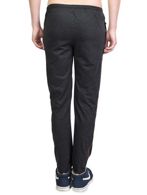 grey solid full length track pant - 16943710 - Standard Image - 3