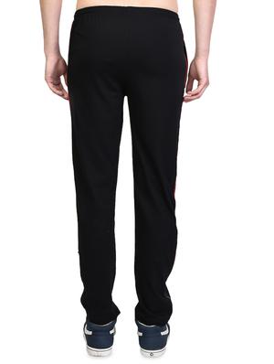 black solid full length track pant - 16943711 - Standard Image - 3