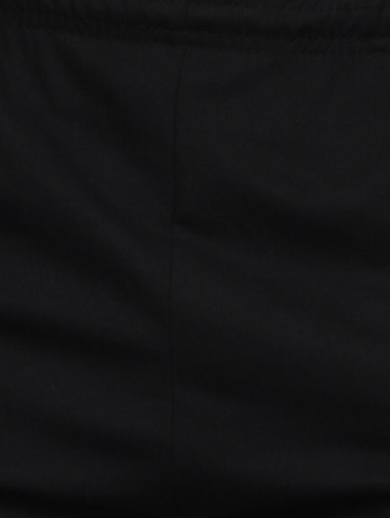 black solid full length track pant - 16943711 - Zoom Image - 4