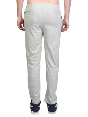grey solid full length track pant - 16943712 - Standard Image - 3