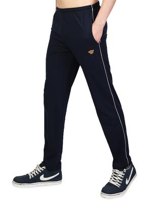 navy blue solid full length track pant - 16943713 - Standard Image - 2