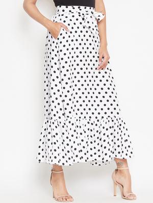 tie front polka dot flared dress - 16943826 - Standard Image - 2