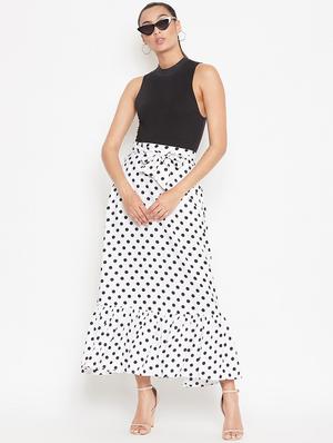 tie front polka dot flared dress - 16943826 - Standard Image - 4