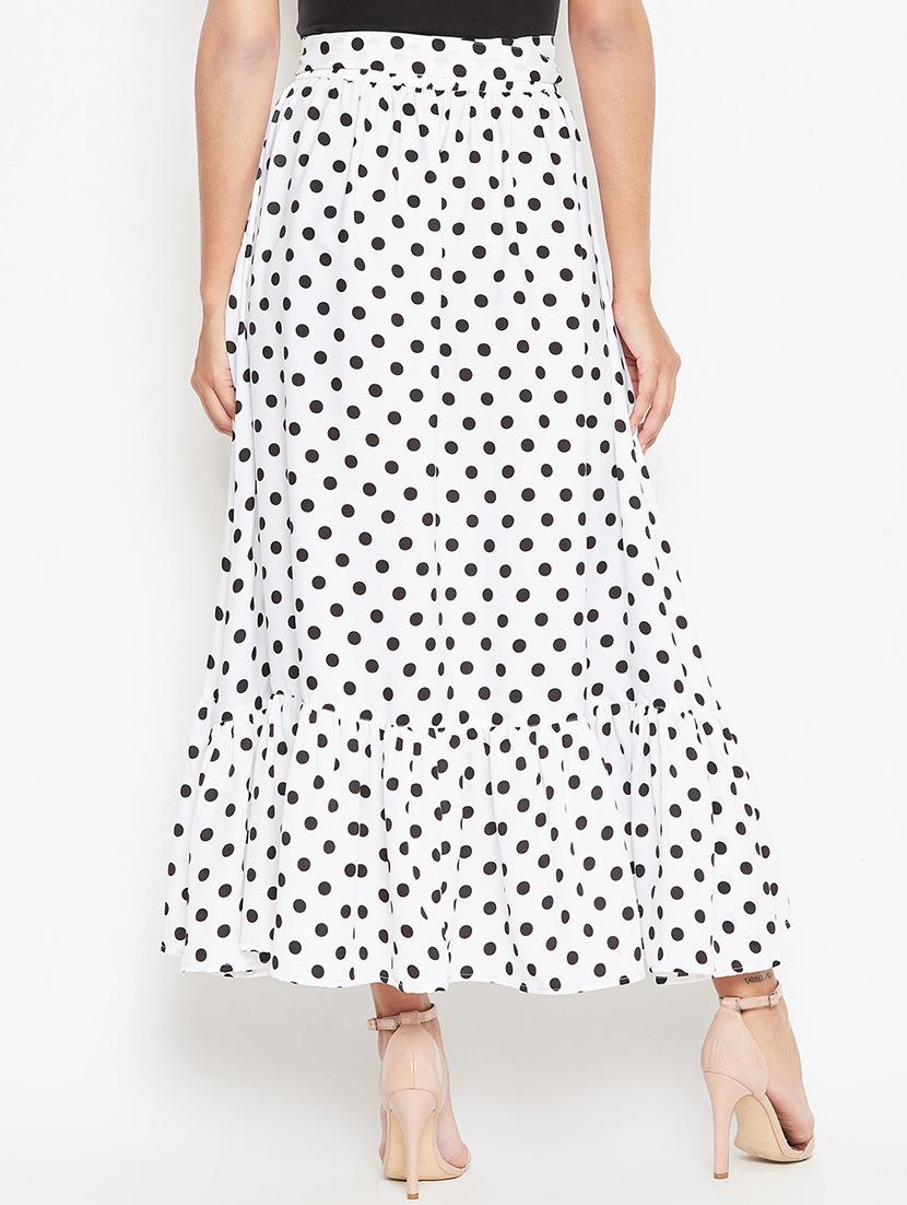 tie front polka dot flared dress - 16943826 - Zoom Image - 3