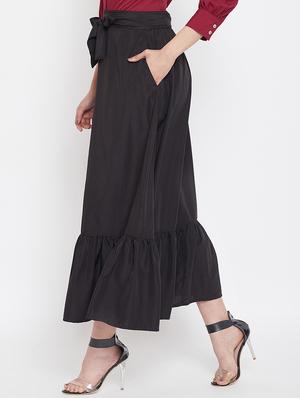 tie front flared skirt - 16943828 - Standard Image - 2