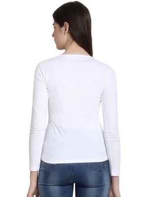 v-neck solid tee - 16943860 - Standard Image - 3