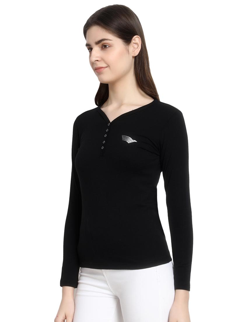 v-neck solid tee - 16943861 - Zoom Image - 2