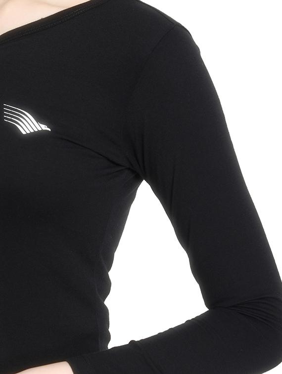 v-neck solid tee - 16943861 - Zoom Image - 6