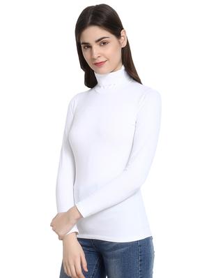 turtle neck solid tee - 16943863 - Standard Image - 2