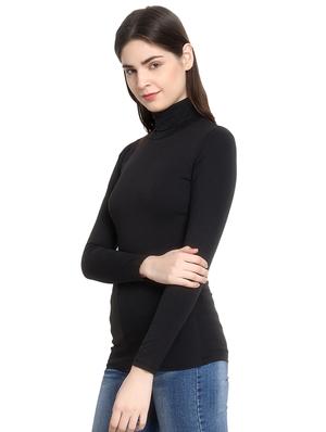 turtle neck solid tee - 16943864 - Standard Image - 2