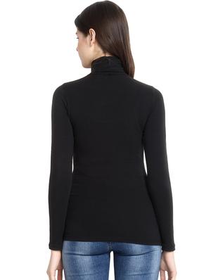 turtle neck solid tee - 16943864 - Standard Image - 3