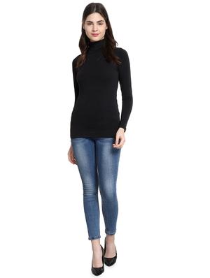 turtle neck solid tee - 16943864 - Standard Image - 4