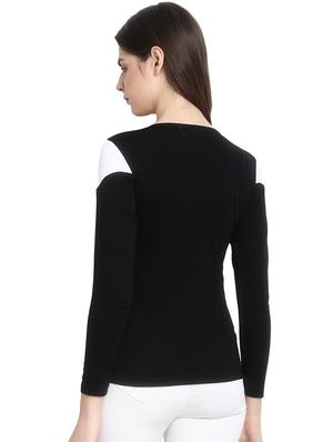 color block round neck tee - 16943868 - Standard Image - 3