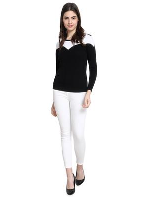 color block round neck tee - 16943868 - Standard Image - 4