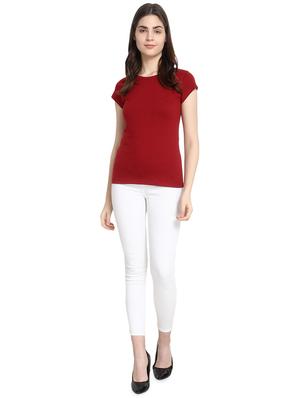 round neck solid tee - 16943884 - Standard Image - 4