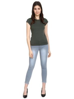 round neck solid tee - 16943885 - Standard Image - 4