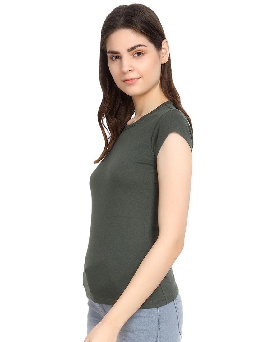 round neck solid tee - 16943885 - Zoom Image - 2