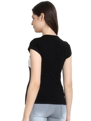 contrast detail round neck tee - 16943886 - Standard Image - 3