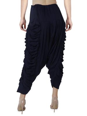 blue rayon dhoti salwar salwars - 16944014 - Standard Image - 3