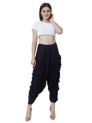 blue rayon dhoti salwar salwars - 16944014 - Standard Image - 4