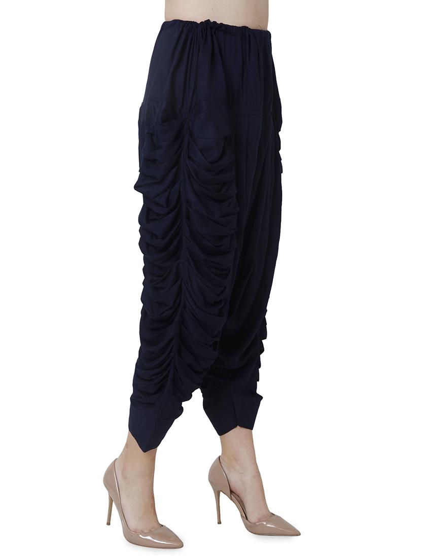 blue rayon dhoti salwar salwars - 16944014 - Zoom Image - 2