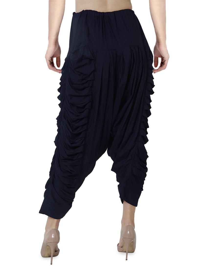 blue rayon dhoti salwar salwars - 16944014 - Zoom Image - 3