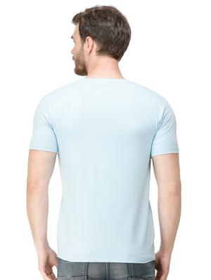 light blue taped t-shirt - 16944263 - Standard Image - 3