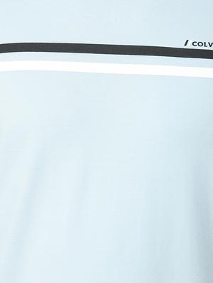 light blue taped t-shirt - 16944263 - Standard Image - 5