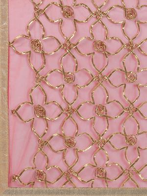 self design embroidered dupatta - 16944512 - Standard Image - 4