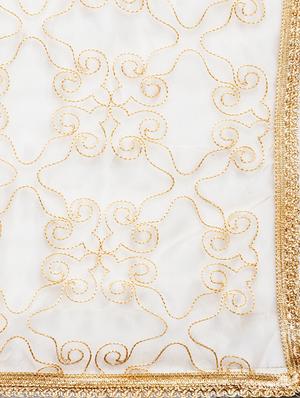 self design embroidered dupatta - 16944520 - Standard Image - 4