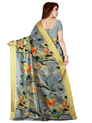 floral woven saree with blouse - 16944995 - Standard Image - 2