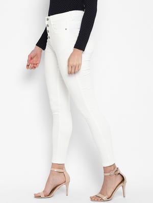 high rise ankle length jeans - 16945505 - Standard Image - 2